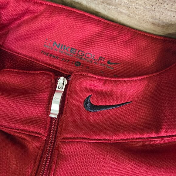 Nike Golf PGA Northern CA Section Red Pullover Fleece Lined Sweatshirt XL - Picture 3 of 12